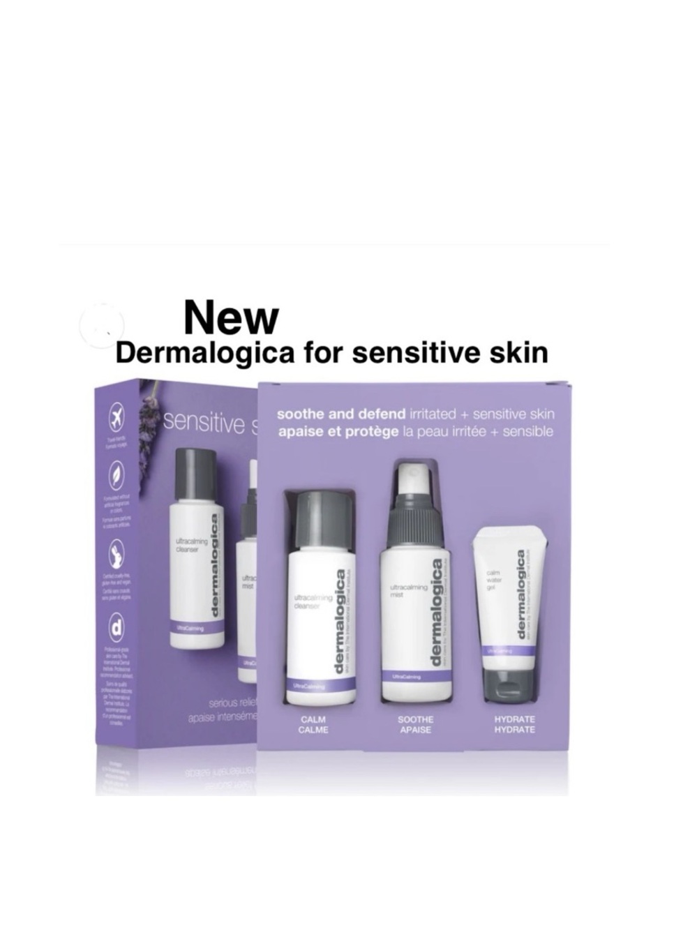 NWT Dermalogica Sensitive Skin Rescue Kit⭐️⭐️⭐️⭐️